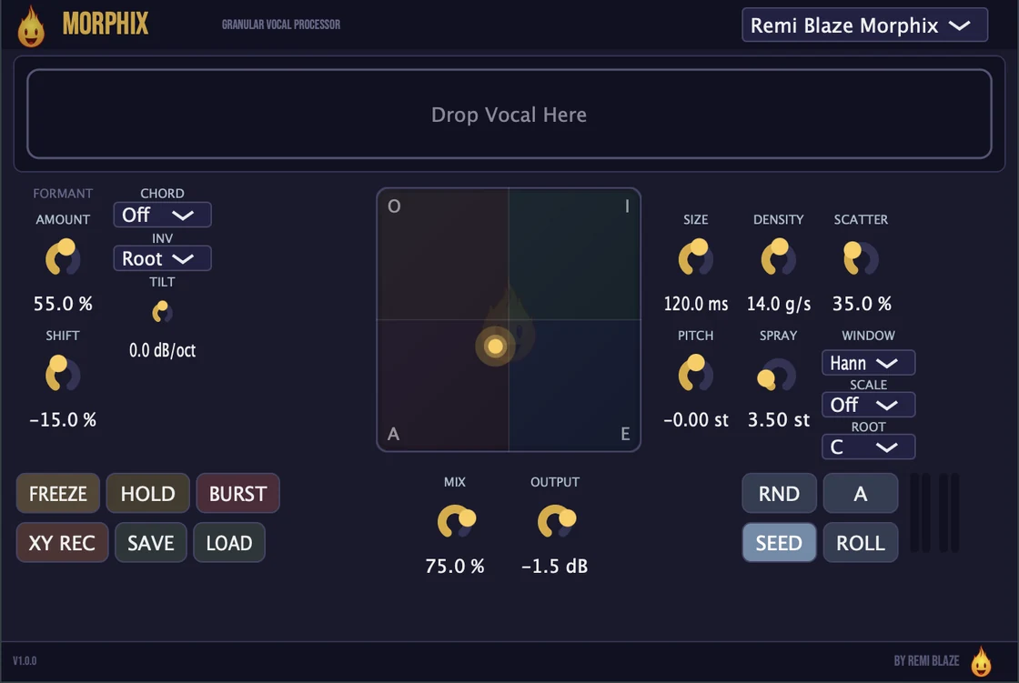 Morphix plugin interface