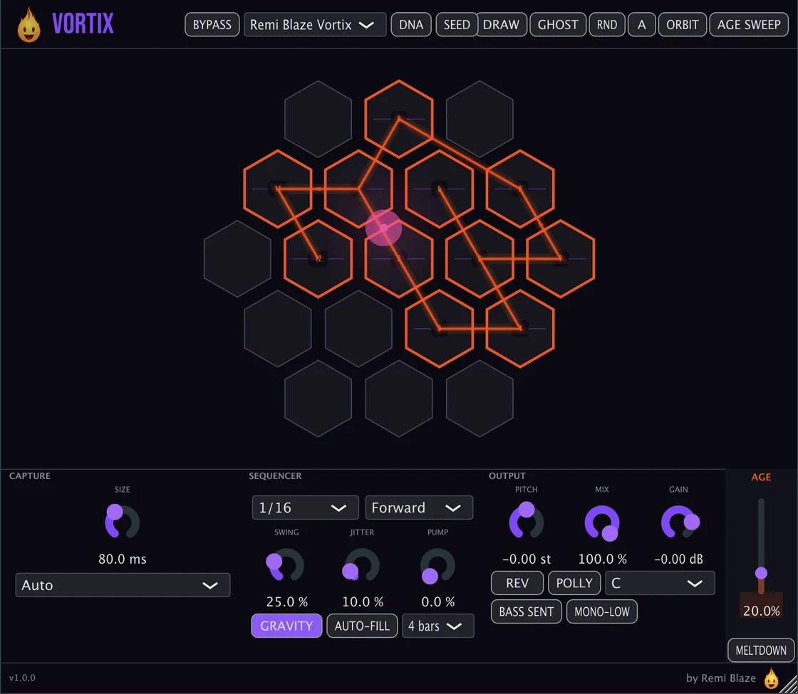 Vortix plugin interface